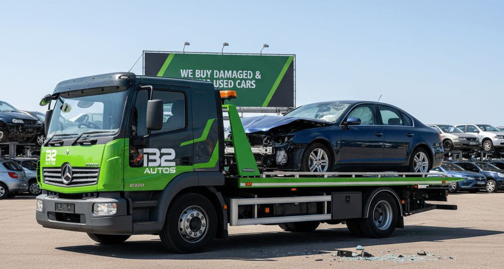 B2 Auto Recycling Tow Truck